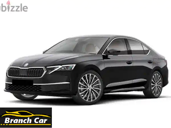 امتلك سكودا اوكتافيا A8 2026 الأسود بالتقسيط: بدون...
