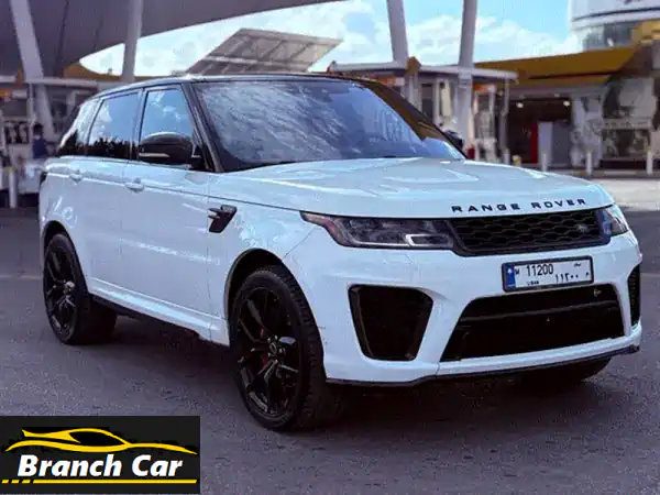للبيع: رانج روفر SVR 2018 أصلية بيضاء - قمة الأداء...