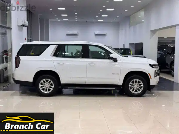 حصريًا في البحرين: شيفروليه تاهو LS 2025 أبيض جديد كليًا | سيارة الدفع الرباعي العائلية الفاخرة بعروض لا تفوت!