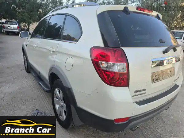 فرصة مميزة: شيفروليه كابتيفا 2012 بيضاء بحالة ممتازة للبيع الفوري | سعر 850 د.ك