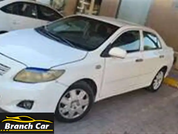تويوتا كورولا موديل 2009 بحالة ممتازة عداد 229 تكييف ثلج