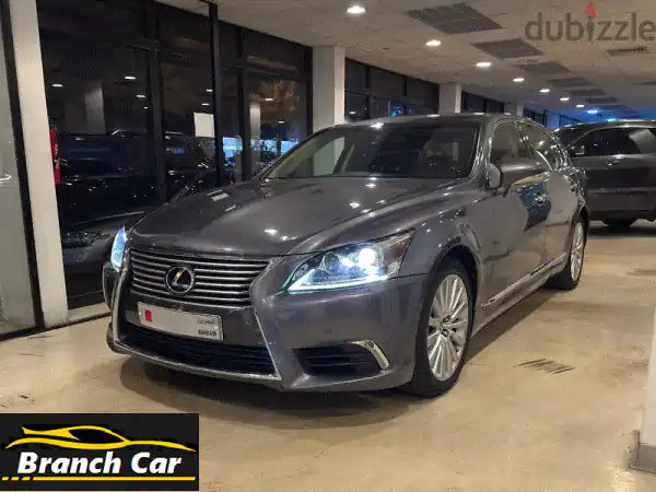 لكزس LS460 L 2016 الفضية: فخامة V8 بأداء استثنائي (80 ألف كم)...