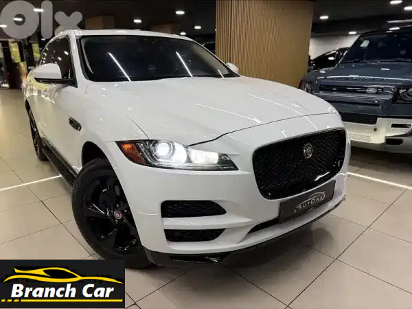 تملك الفخامة: جاك F-PACE 2018 بريميوم – أبيض | نظيفة (Clean...