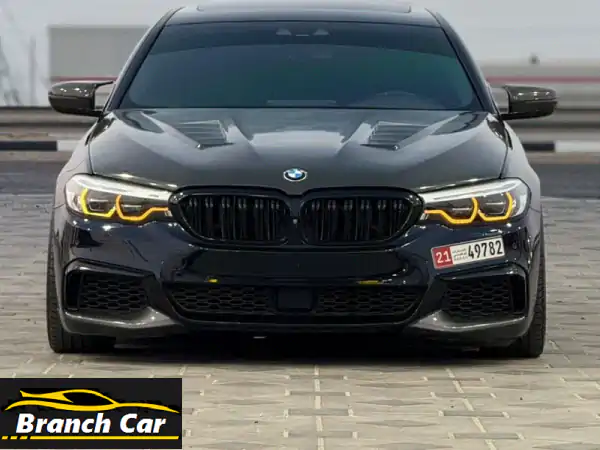 BMW 550i M سبورت 2018 للبيع | ضمان، تقسيط، خليجي | 127 ألف درهم