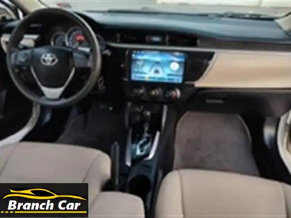 فرصة استثنائية: تويوتا كورولا 2014 خليجي - فل أوتوماتيك، شاشة وكاميرا - بحالة ممتازة وجاهزة للانطلاق!