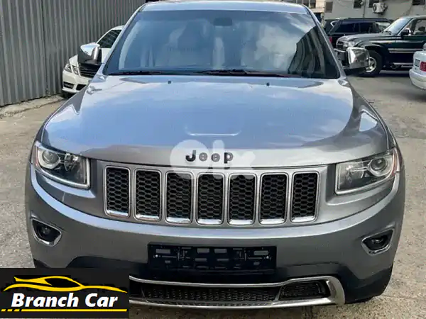 جيب جراند شيروكي 2014 رمادي: فخامة وأداء بمقاعد...