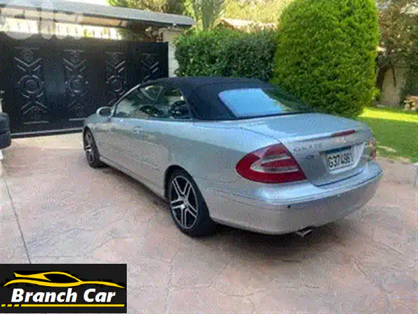 مرسيدس بنز CLK 2003: فخامة الألماني الأصيل بحالة المصنع! لون كحلي مميز، جاهزة للانطلاق.