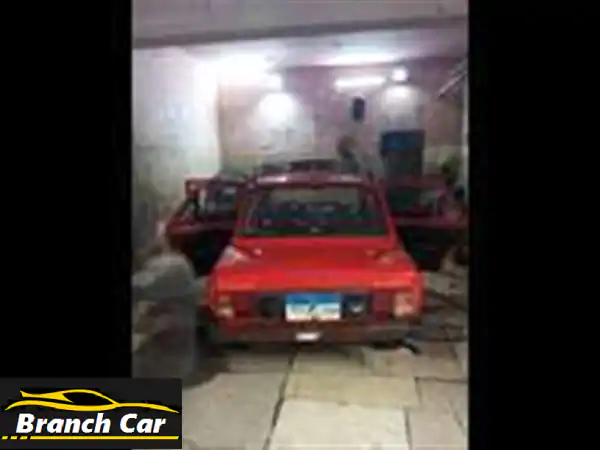 فيات 128 موديل 1977 حمراء للبيع - رخصة سارية 2028...