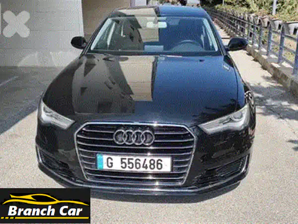 2015  Audi A6  4 cyld  3.5 شبه جديدة مصدر الشركة لبنان