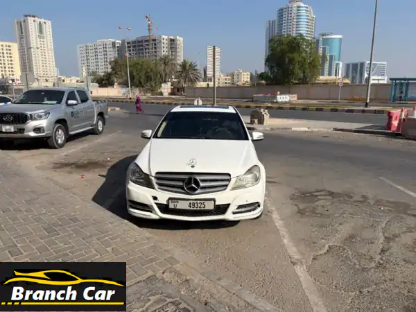 سيارة مرسيدس c200 موديل 2013 خليجي كاملة المواصفات...