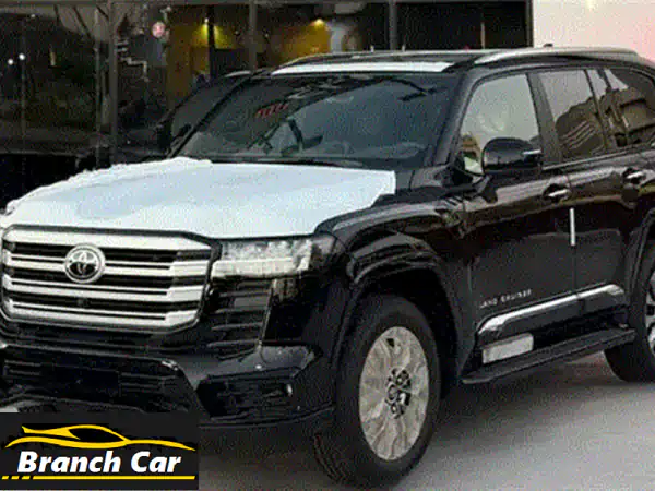 تويوتا لاند كروزر 2025 البيضاء (داخلي أحمر): فخامة ملكية وتقسيط ميسر!