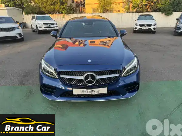 مرسيدس C43 AMG 2018 زرقاء-كحلية فل أوبشن للبيع في صيدا -...
