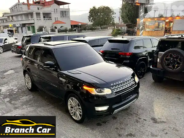 للبيع: Range Rover Sport HSE 2014 | أسود ملكي | 7 مقاعد | فل أوبشن...
