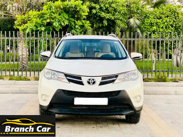 تويوتا راف 4 2015 البيضاء للبيع | حالة ممتازة، تأمين...