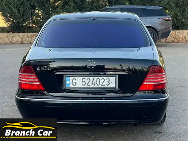 مرسيدس S-Class 2000 سوداء: قوة ألمانية وأناقة لا تبهت!...