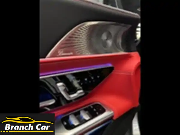 مرسيدس SL55 AMG 2024 زيرو | وكيل معتمد | الفخامة المطلقة: فضي بفرش أحمر | V8 BiTurbo 4Matic