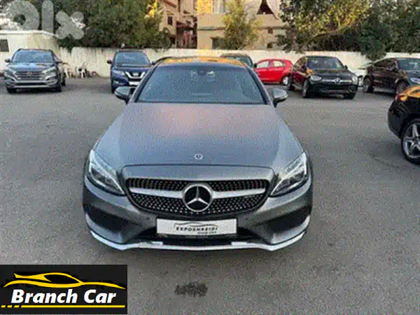 فرصة لا تعوض: مرسيدس C43 AMG 2017 سوداء - قوة وفخامة تنتظرك!