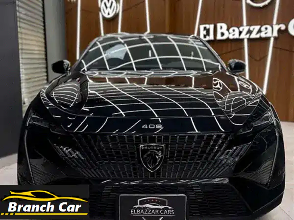 بيجو 408 GT 2025 سوداء: كسر زيرو (10 آلاف كم) بسعر لا...