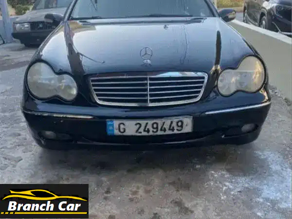 فرصة ذهبية: مرسيدس C240 موديل 2002 أسود - نظافة خارقة...