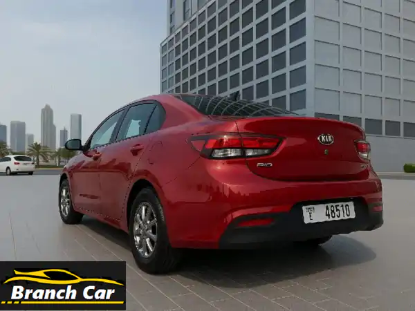 فرصة ذهبية: كيا ريو 2020 حمراء وارد أمريكي بضمان | شاسيه سليم 💯 للبيع بسبب السفر!