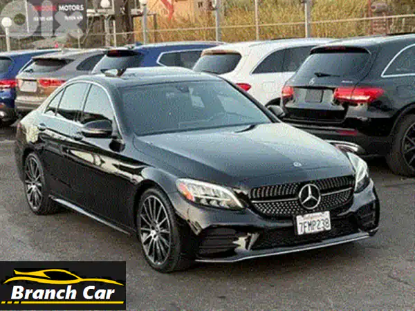 مرسيدس C300 2017 4MATIC أزرق كحلي | بانوراما، 70 ألف ميل - فخامة تنتظرك في باترون!