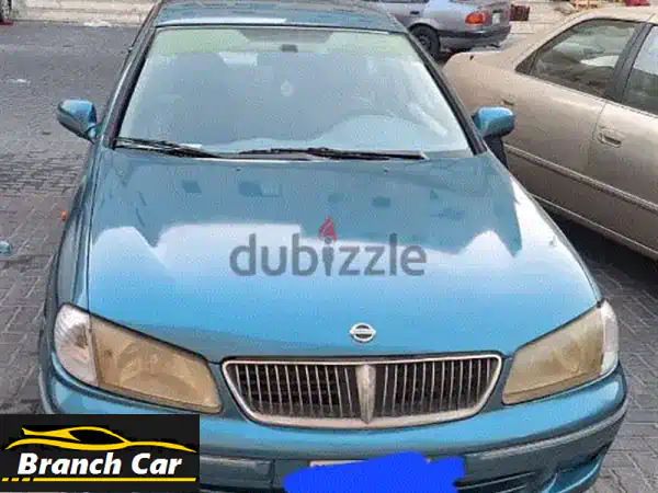 نيسان صني 2001 زرقاء للبيع العاجل - محرك، جير، مكيف...