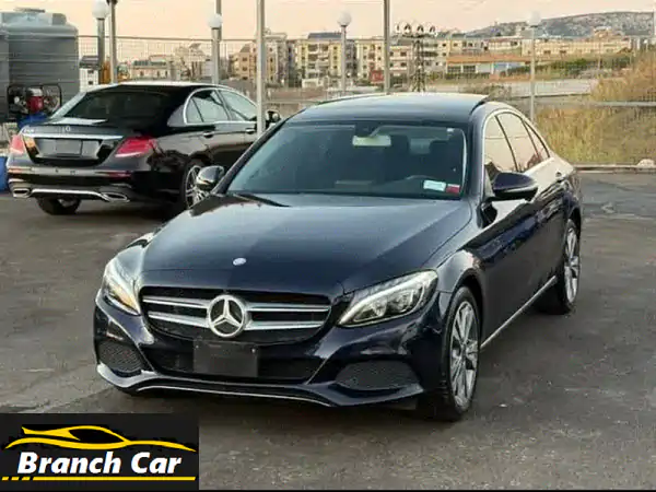 مرسيدس C300 2017 4MATIC أزرق كحلي | بانوراما، 70 ألف ميل -...