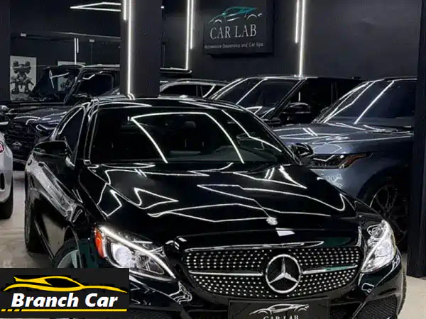 فرصة لا تعوض: مرسيدس C300 2017 سوداء ✨ بحالة الوكالة 39...