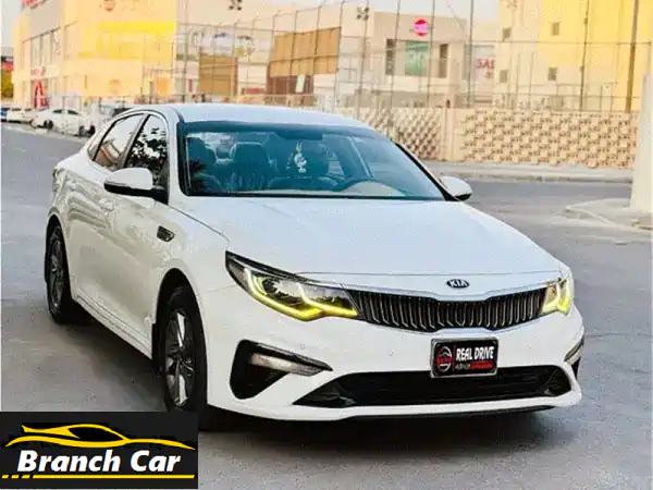 فرصة لا تعوض: كيا أوبتيما 2019 بيضاء نظيفة - حادث...
