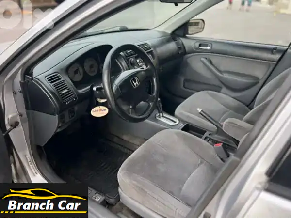 هوندا سيفيك 2002 (رمادي): نظافة استثنائية! رفيقك...