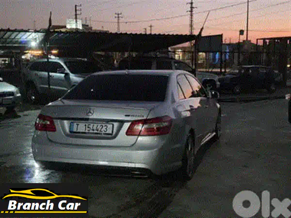 مرسيدس E-Class 2010 رمادي | نظافة استثنائية وإطارات جديدة