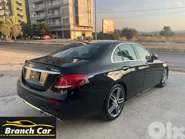 مرسيدس E300 2017 AMG 4Matic أسود: فخامة استثنائية بحالة المصنع...