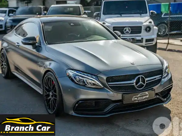 مرسيدس بنز C63 S AMG 2018 - ديزاينو رمادي سيلينيت ماجنو -...