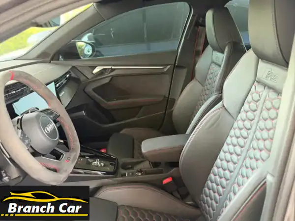 أودي RS3 كواترو 2023 فل أوبشن | بحالة الوكالة | ضمان 2026 وصيانة 2028 (النابودة) | عداد 12 ألف فقط!