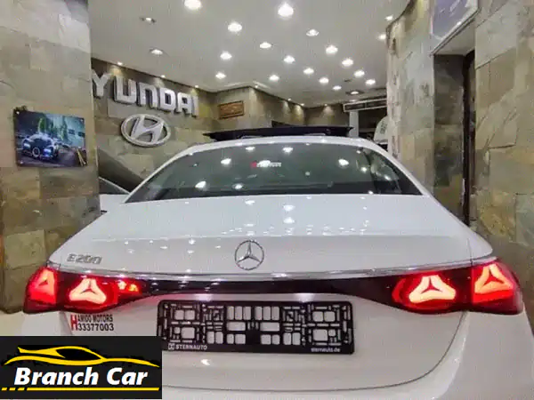 مرسيدس E200 2024 الجديدة: الفخامة البيضاء بتقنيات Avantgarde...