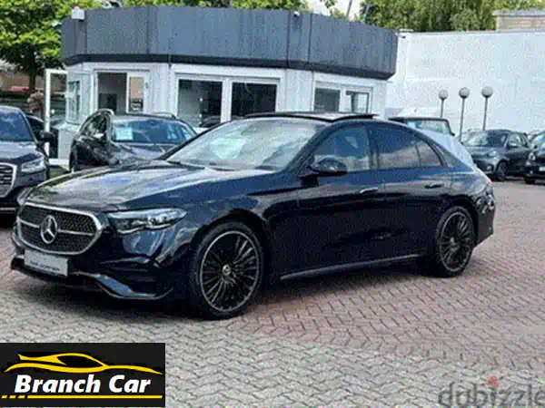 مرسيدس E200 2024 الجديدة: الفخامة البيضاء بتقنيات Avantgarde Plus مذهلة!