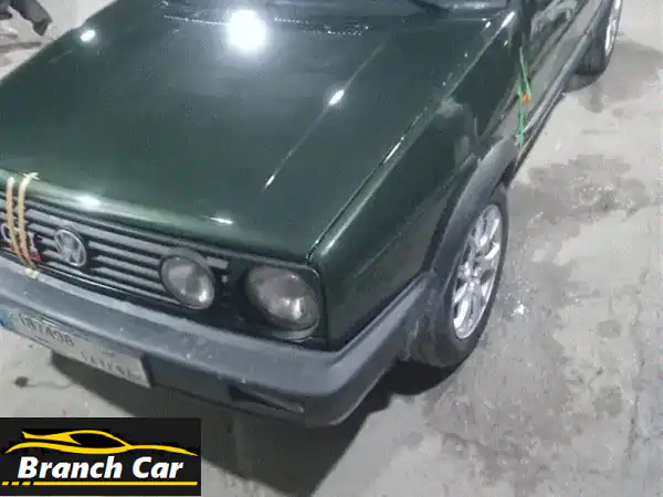 تحفة كلاسيكية: فولكس فاجن جولف 1988 خضراء أصلية –...