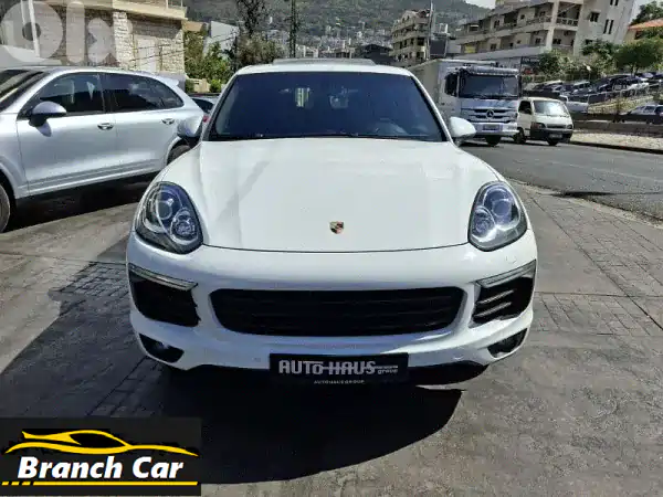 بورش كايين بلاتينيوم 2017 | نظيفة Carfax | أبيض/أسود | فل كامل