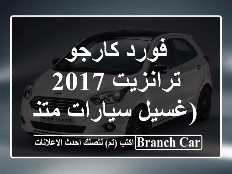 فورد كارجو ترانزيت 2017 (غسيل سيارات متنقل)