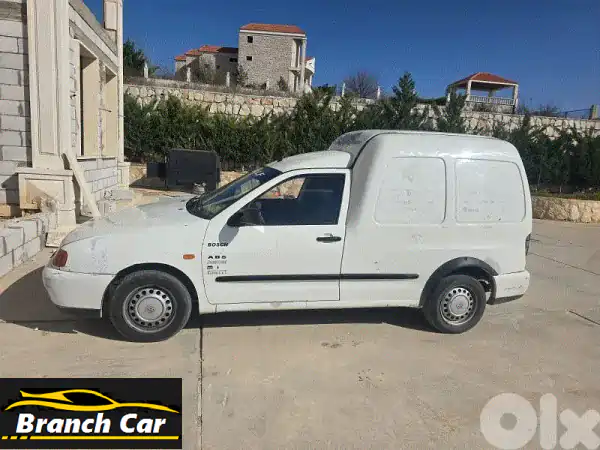 فولكس فاجن كادي 1998 بيضاء: سيارة عمل جاهزة...