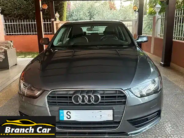 أودي A4 2014 الرمادية: فخامة الأداء الألماني بلا حوادث...