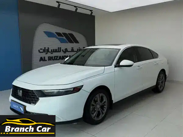 فرصة لا تعوض! هوندا أكورد 2024 EX وارد خليجي - 20 ألف كم فقط...
