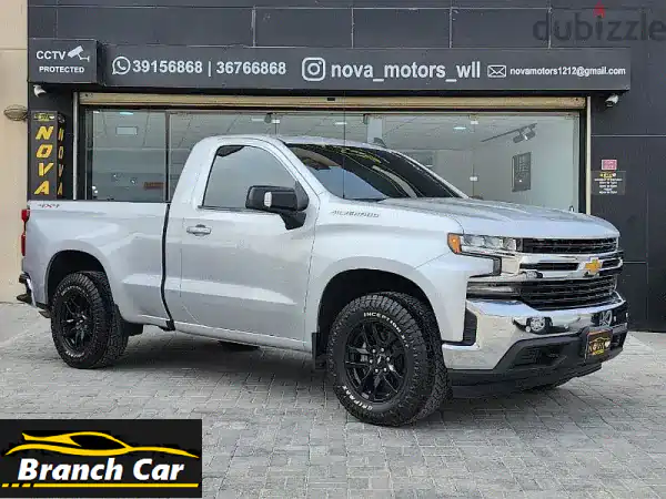 شيفروليه سيلفرادو LT 4x4 فضي 2019 | وكالة البحرين | 27 ألف...