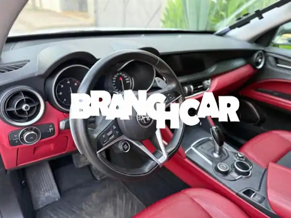 ألفا روميو ستيلفيو ديزل 2020 Q4 | أبيض/جلد أحمر | كاملة المواصفات | 140 ألف كم