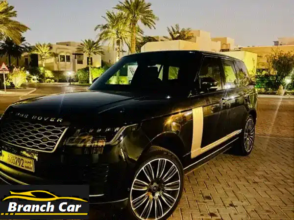 RANG ROVER VOGUE 2019 سوداء: رفاهية وكفاءة بحالة الوكالة -...