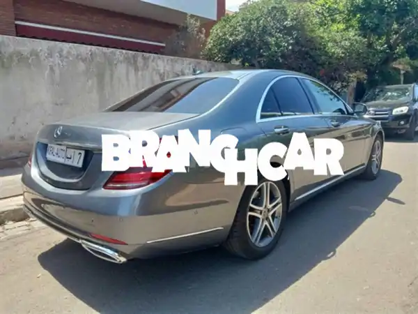 مرسيدس الفئة S 2018 ديزل فاخرة (فحص KIFAL AUTO 150 نقطة) - للبيع بالدار البيضاء!