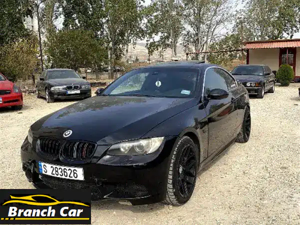 BMW E92 328i 2007 (إطلالة M3 2010) - أسود رياضي فاخر للبيع!