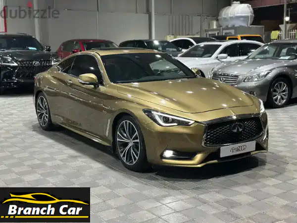فرصة العمر: إنفينيتي Q60S 2018 ذهبية | 3.0 TwinTurbo كوبيه |...