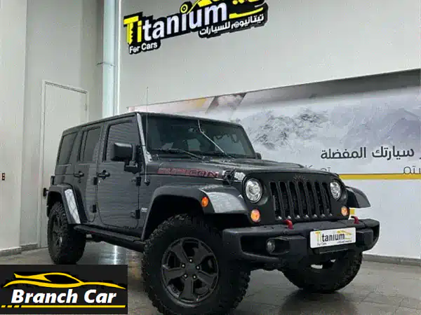جيب رانجلر روبيكون 2018 رمادي للبيع - ضمان 3 سنوات،...