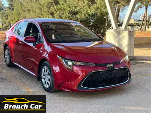 تويوتا كورولا 2020 حمراء فخمة - 65 ألف كم | مالك واحد | كارفاكس نظيف | ضمان